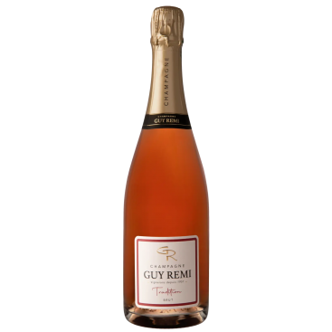 Champagne brut rosé Guy Remi